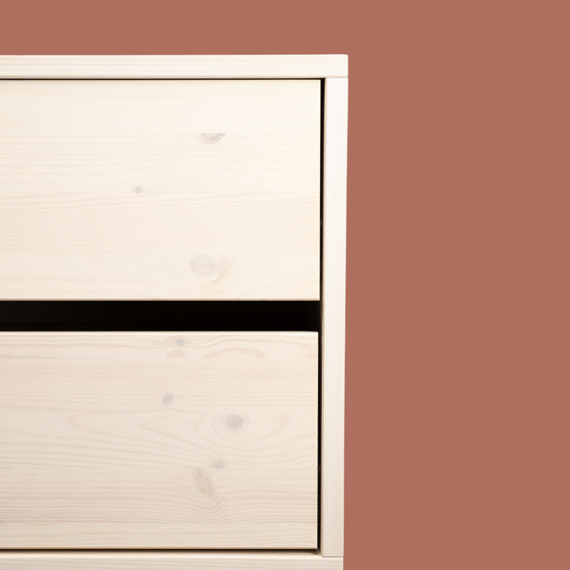 El Walk-In Con tórax de cajones - (1 barra + 1 cofre de cajones / 2 postes)